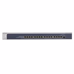 NETGEAR 16-Port 10G Ethernet Plus Switch (XS716E), Managed, L2, 10G Ethernet (100/1000/10000), Full duplex, Rack mounting, 1U