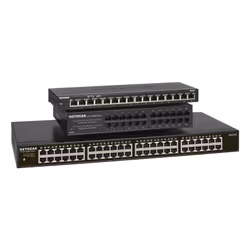 NETGEAR GS348 Unmanaged Gigabit Ethernet (10/100/1000) 1U Black - Additional view 4