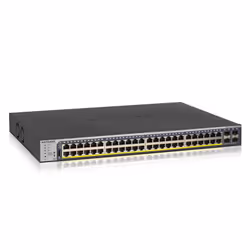 NETGEAR GS752TP, Managed, L2/L3/L4, Gigabit Ethernet (10/100/1000), Power over Ethernet (PoE), Rack mounting, 1U