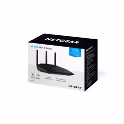 NETGEAR Nighthawk 4-Stream AX1800 WiFi 6 Router (RAX10) wireless router Gigabit Ethernet Dual-band (2.4 GHz / 5 GHz) Black - Additional view 5