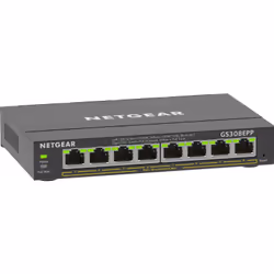 NETGEAR 8-Port Gigabit Ethernet High-Power PoE+ Plus Switch (GS308EPP) Managed L2/L3 Gigabit Ethernet (10/100/1000) Power over Ethernet (PoE) Black - Additional view 4