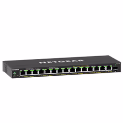 NETGEAR GS316EP-100PES network switch Managed Gigabit Ethernet (10/100/1000) Power over Ethernet (PoE) Black - Additional view 5