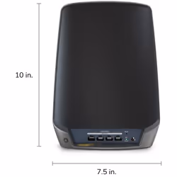 NETGEAR Orbi 860 AX6000 WiFi Satellite Black Edition Tri-band (2.4 GHz / 5 GHz / 5 GHz) Wi-Fi 6 (802.11ax) 4 Internal