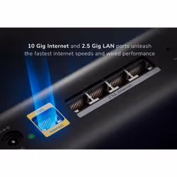 NETGEAR Orbi 870 Tri-band (2.4 GHz / 5 GHz / 6 GHz) Wi-Fi 7 (802.11be) Black 4 Internal - Additional view 8