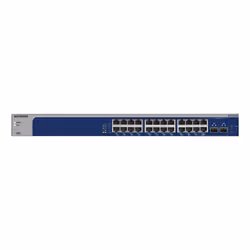 NETGEAR XS724EM Managed L2 10G Ethernet (100/1000/10000) 1U Blue, Grey - Additional view 3