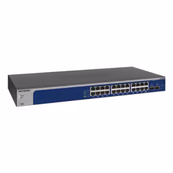 NETGEAR XS724EM Managed L2 10G Ethernet (100/1000/10000) 1U Blue, Grey - Additional view 4