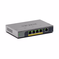 NETGEAR GS105EPP, Unmanaged, Gigabit Ethernet (10/100/1000), Full duplex, Power over Ethernet (PoE), Desktop/Wall-Mounting