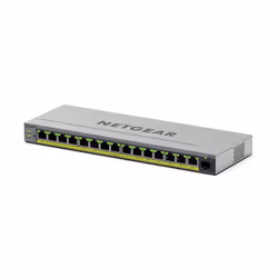 NETGEAR GS116EP Managed L2/L3 Gigabit Ethernet (10/100/1000) Power over Ethernet (PoE) Grey