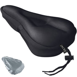 Zacro gel Bike Seat - Extra Soft Bicycle Saddle cushion with Water&Dust Resistant cover