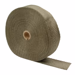 Design Engineering Titanium Exhaust Heat Wrap with Lava Rock Technology - 1"" x 100' - Heat Wrap for Exhaust Pipes  Pliable E ...