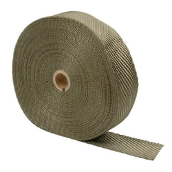 Design Engineering Titanium Exhaust Heat Wrap with Lava Rock Technology - 1"" x 100' - Heat Wrap for Exhaust Pipes  Pliable Exhaust Wrap Tape  Withsta