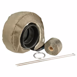 Design Engineering 010148 T25/T28 Titanium Turbo Shield 19 x 2.5 Custom Fit Turbo Blanket for Turbos with Internal Wastegates