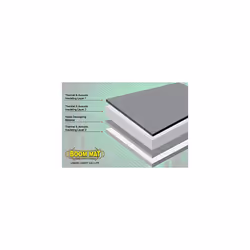 Design Engineering 050113 Under Carpet Lite Sound Absorption and Insulation  70 x 72 35 sq. ft.  Gray