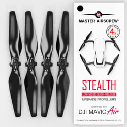 Master Airscrew DJI Mavic Air Stealth Upgrade Propellers - x4 Black