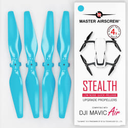Master Airscrew DJI Mavic Air Stealth Upgrade Propellers - x4 Blue