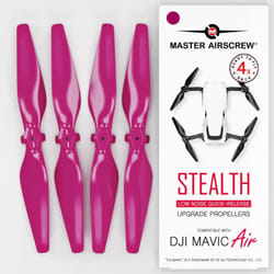 Master Airscrew DJI Mavic Air Stealth Upgrade Propellers - x4 Magenta