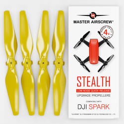 Master Airscrew DJI Spark Stealth Upgrade Propellers - x4 Yellow