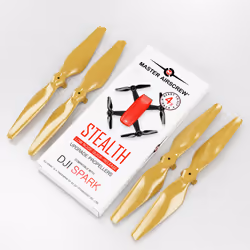 Master Airscrew DJI Spark Stealth Upgrade Propellers - x4 Yellow
