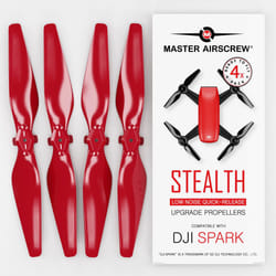Master Airscrew DJI Spark Stealth Upgrade Propellers - x4 Red