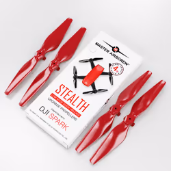 Master Airscrew DJI Spark Stealth Upgrade Propellers - x4 Red