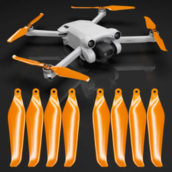 Master Airscrew DJI Mini 3 Pro STEALTH Upgrade Propellers - x4 Orange