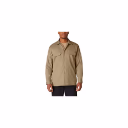 Dickies Mens Big-Tall Long Sleeve Work Shirt  Khaki 3XL