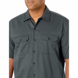 Dickies Men's Big-Tall Short-Sleeve Work Shirt Lincoln Green 4X