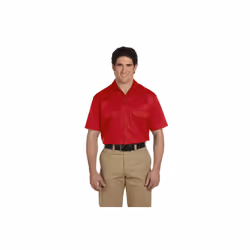 Unisex Short-Sleeve Work Shirt - BLAcK - S(D0102H7MF1P)