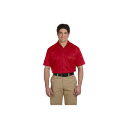 Unisex Short-Sleeve Work Shirt - BLAcK - S(D0102H7MF1P)