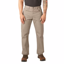 Dickies Mens Big-Tall Relaxed Fit Duck Jean  Desert Sand  48x32