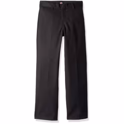 Dickies boys Flex Waist Flat Front Pants  Black  8 US