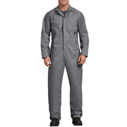 Dickies Mens 7 12 Ounce Twill Deluxe Long Sleeve coverall  gray  Large