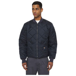 Dickies Diamond Men's Blue Quilted Jacket - Blue, L