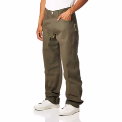 Dickies Mens Relaxed Fit Sanded Duck Carpenter Jean  Moss Green  38x32