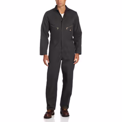Dickies Men's Deluxe Long Sleeve Blended Coverall Olive Green Small/