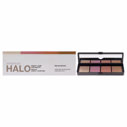 Halo Sculpt Plus Glow Face Palette - Pink Saturation by SmashBox for Women - 0.55 oz Makeup