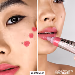 Smashbox Halo Sheer To Stay Cream Cheek + Lip Tint | Sheer-to-Medium Coverage + Matte, 0.34 Fl Oz, Sunset