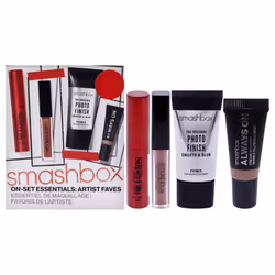 On-Set Essentials Artist Faves by SmashBox for Women - 4 Pc 0.34oz The Original Photo Finish Smooth Plus Blur Primer, 0.17oz ...