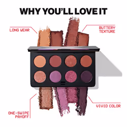 Smashbox Always On Mood Board Eye Shadow Palette | High Pigment + Shimmer  0.24 Ounce  Bougie Vibes