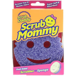 Scrub Mommy Dual Sided Texture Changing, Kitchen Sponge, Super Absorbent, Purple