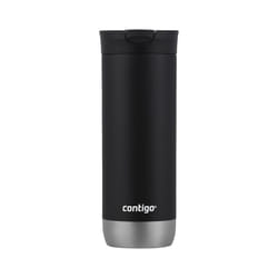 Huron Vacuum-Insulated Stainless Steel Travel Mug  16oz Licorice - Leak-Proof Lid for Hot/Cold Beverages  Fits Most Cup Holdersand Brewers