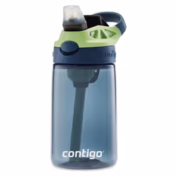 Contigo AUTOSPOUT Camping Hydration Water Bottles  14oz (Pack of 1)  Blueberry
