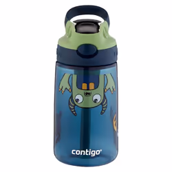 Contigo Kids Straw Water Bottle with AUTOSPOUT Lid  14oz  Monsters