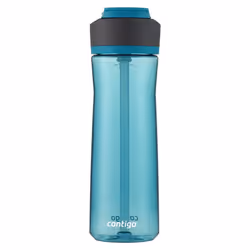 Contigo Ashland 2.0 Leak-Proof Dishwasher Safe Water Bottle with Lid Lock & Angled Straw Interchangeable Lid 24oz - Juniper