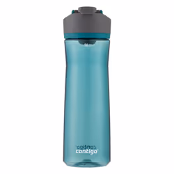 Contigo AUTOSEAL Cortland 24oz Water Bottle BPA-Free Plastic Spill Leak-Proof Lid and Carry Handle Dishwasher Safe Spir ...