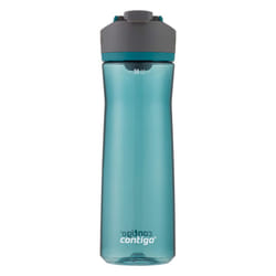 Contigo AUTOSEAL Cortland 24oz Water Bottle  BPA-Free Plastic  Spill  Leak-Proof Lid  and Carry Handle  Dishwasher Safe  Spirulina