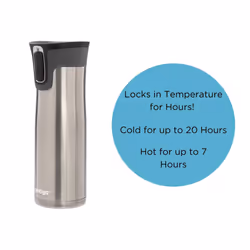 Contigo West Loop Stainless Steel 24oz VacuumInsulated Travel Mug  SpillProof Lid  Hot up to 5 Hours and Cold up to 12 Hours