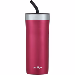 Contigo Streeterville Stainless Steel Tumbler with Straw Dragon Fruit 24oz