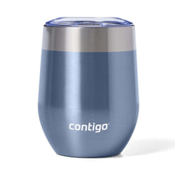 Contigo River North Stainless Steel Wine Tumbler with SpillProof Lid  LeakProof 12oz Reusable Wine Glass  Dishwasher Safe  Ke