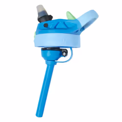 Contigo Kids Water Bottle with Redesigned AUTOSPOUT Straw  14oz  2 Pack  Blue Poppy and Periwinkle  Blue Poppy with Periwinkle
